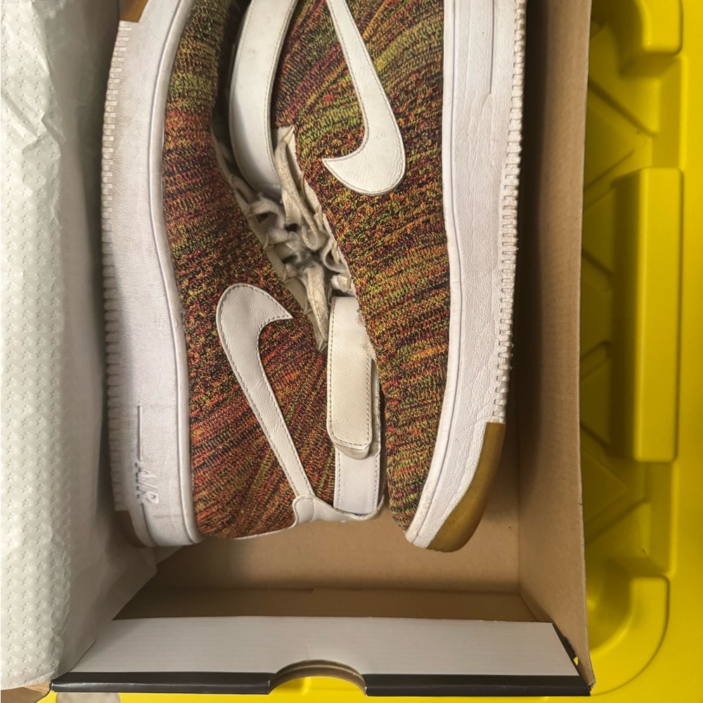Nike Colorful FlyKnit Air Force 1 Sneakers